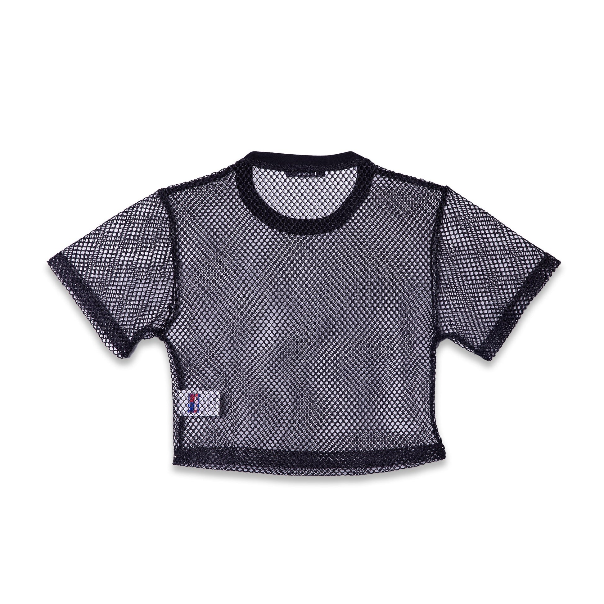 Alyah Mesh Crop Top - Black Onyx - Bradford RowShirts & Tops