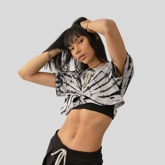 Harra Tie Dye Crop Top - Bradford Row