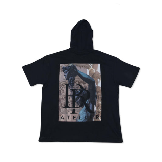 Medusa Distressed Warm Up Hoodie - Bradford RowHoodie