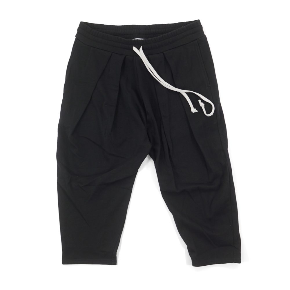 The Double Pleat Sweatpants - Black Onyx - Bradford Row