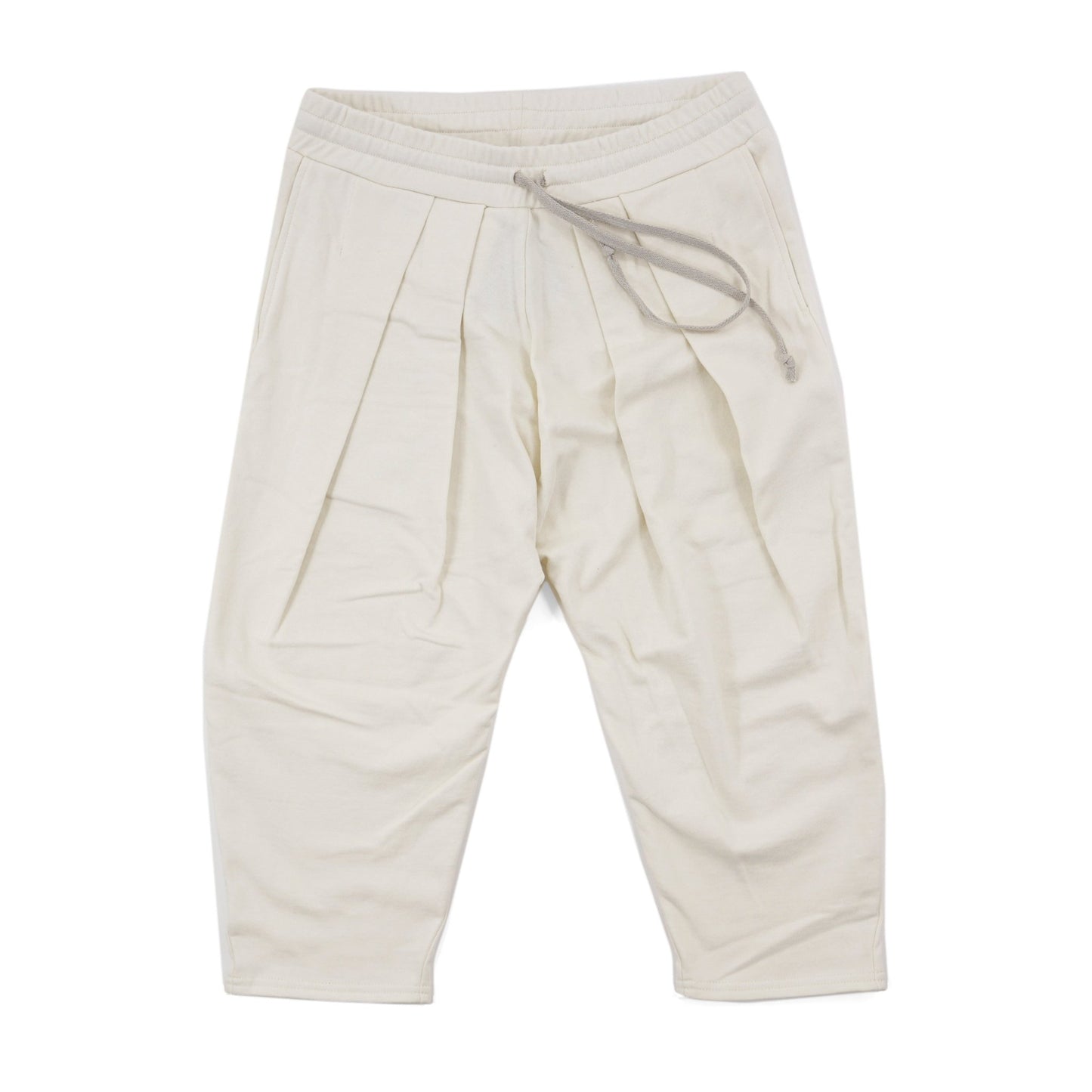 The Double Pleat Sweatpants - White Pearl - Bradford Row