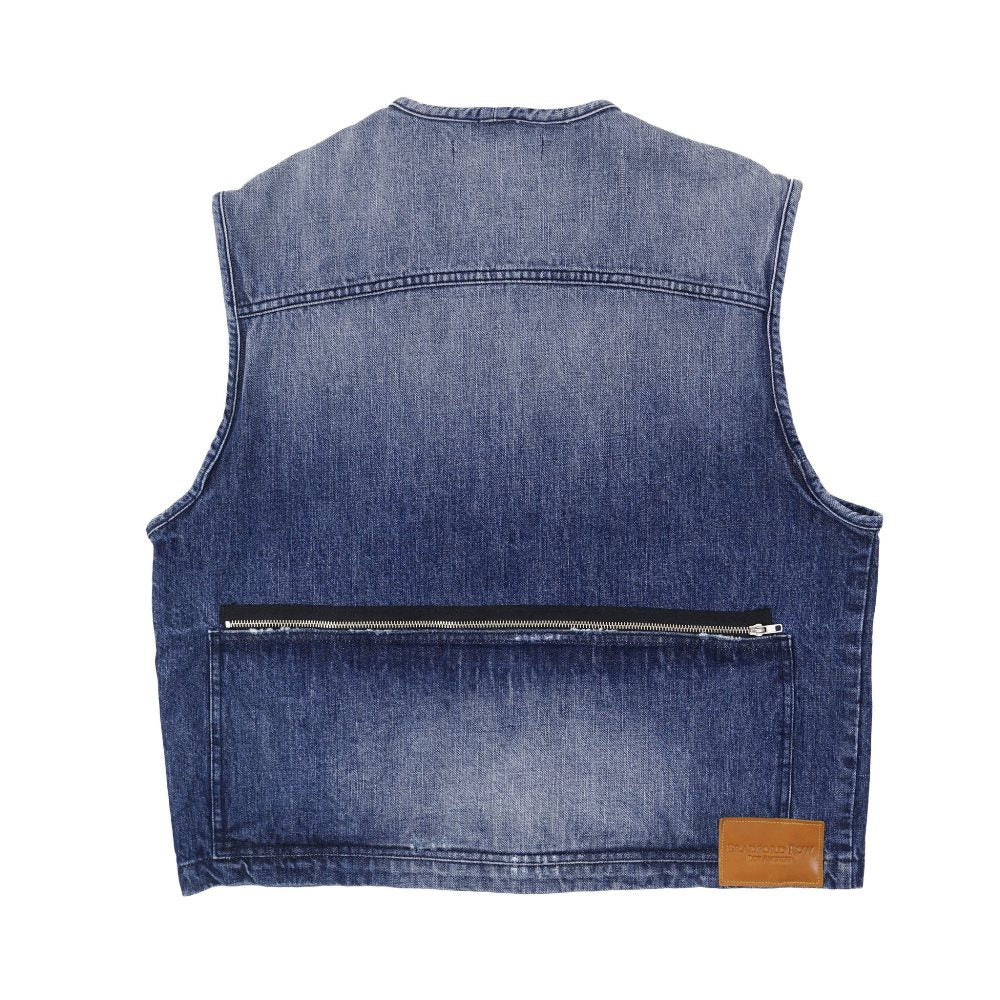 The Hunter 1 of 1 Indigo Denim Vest (Exclusive) - Bradford Row