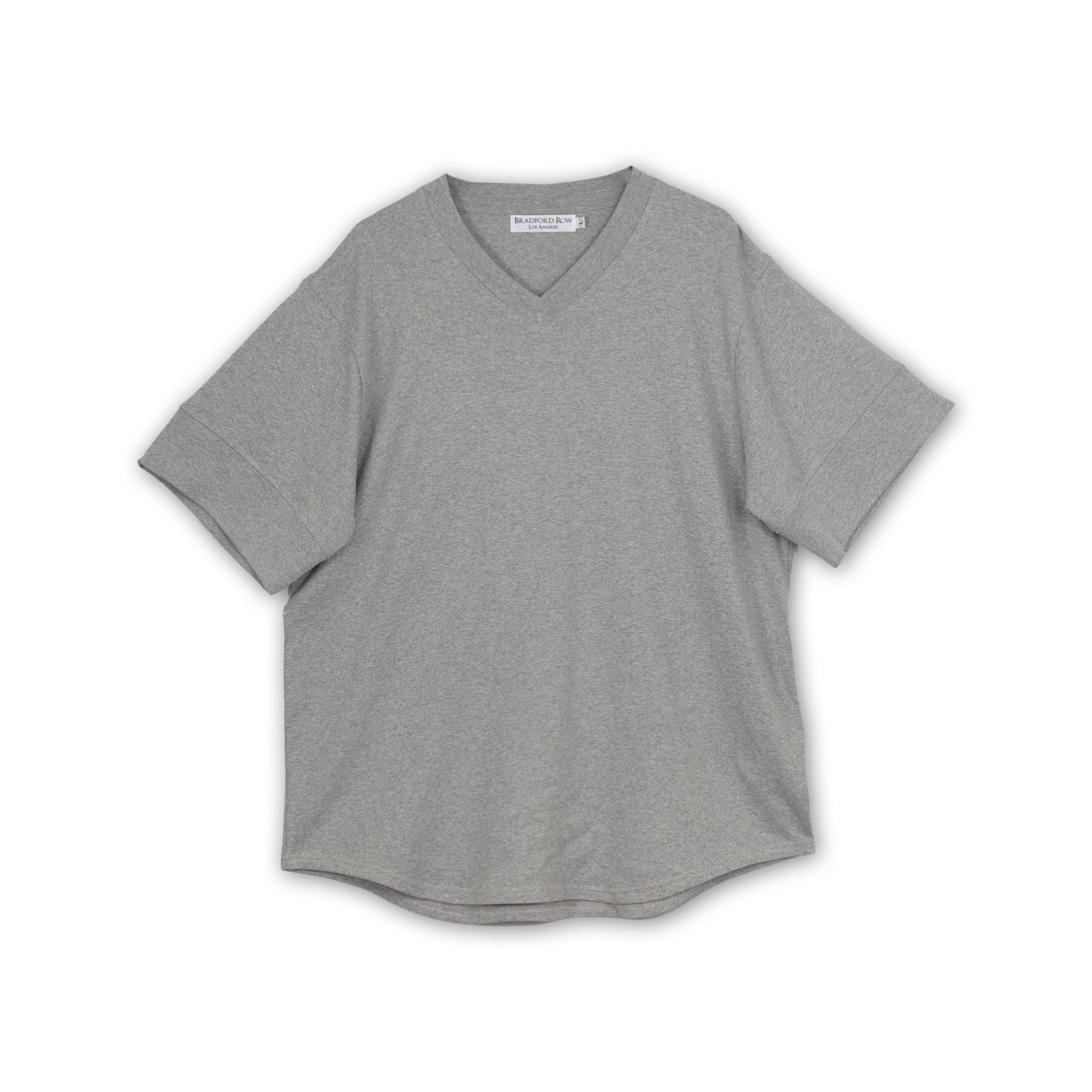 The Reggie Baseball Tee - Grey Marble - Bradford Row