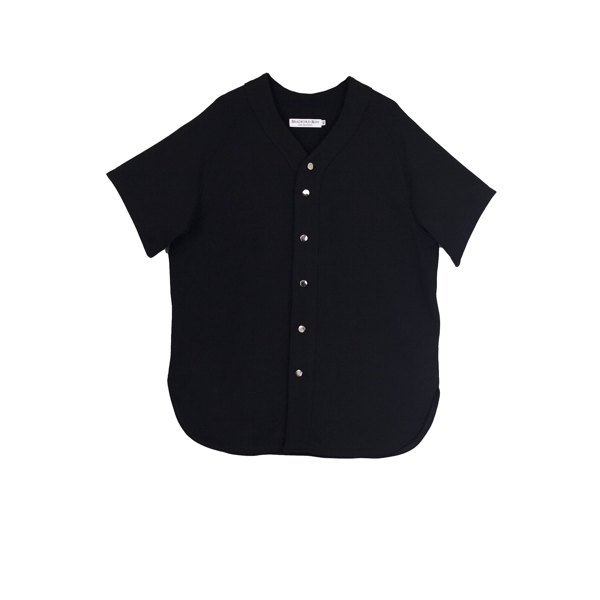 The Ruth Baseball Jersey - Black Onyx - Bradford RowShirts & Tops