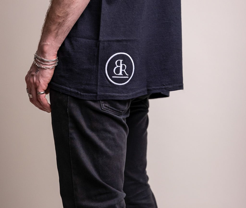 Vitals Embroidery Boxy Tee - Bradford Row