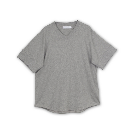 The Reggie Baseball Tee - Grey Marble