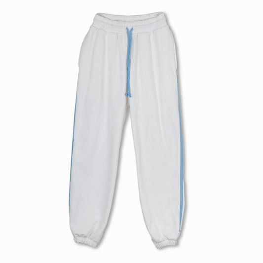 SOFIA BAGGY SWEATPANT BLUE STRIPE